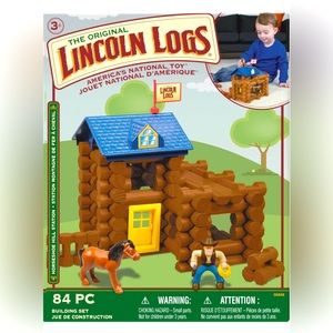 The Original Lincoln Logs 🪵 Building Set, 84 pc.
